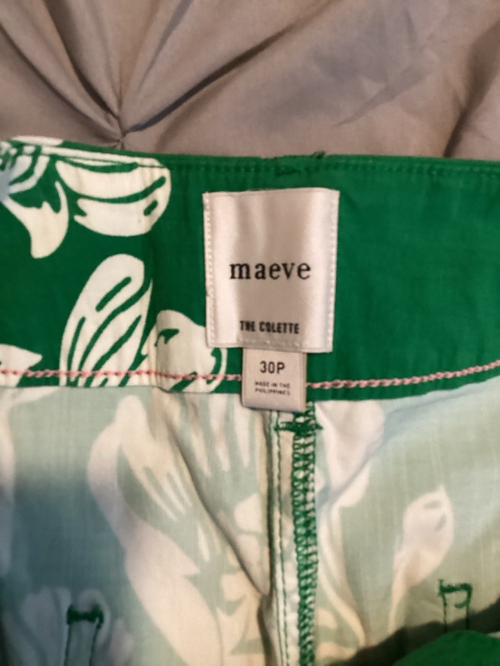 Anthropologie Maeve Colette floral wide leg cropped pants - Picture 7 of 7